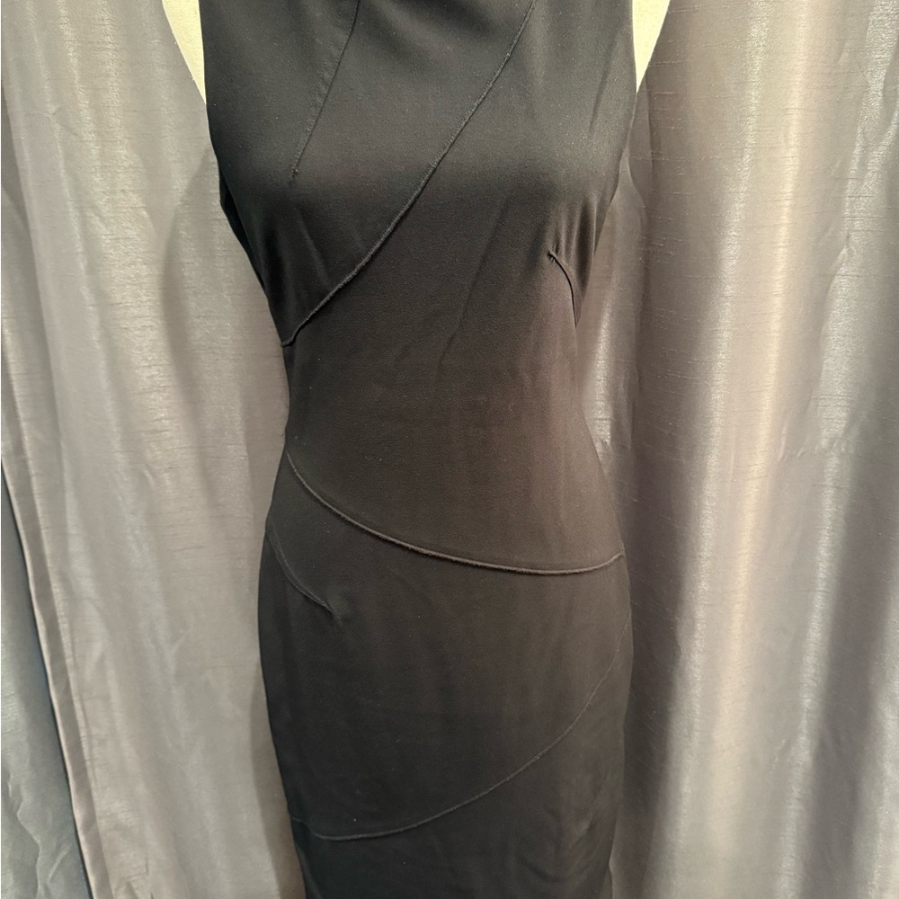 WHBM Elegant Black Sleeveless Dress